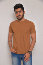 Plain Round Neck Half Sleeves